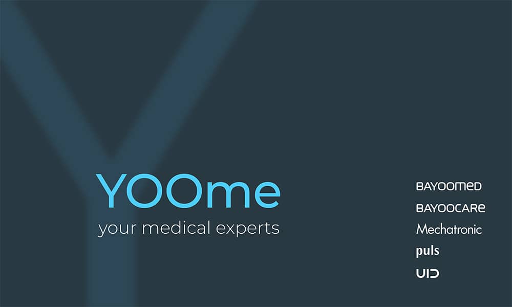YOOme your medical experts: BAYOOCARE, BAYOOMED, Mechatronic, Puls Produktdesign, UID