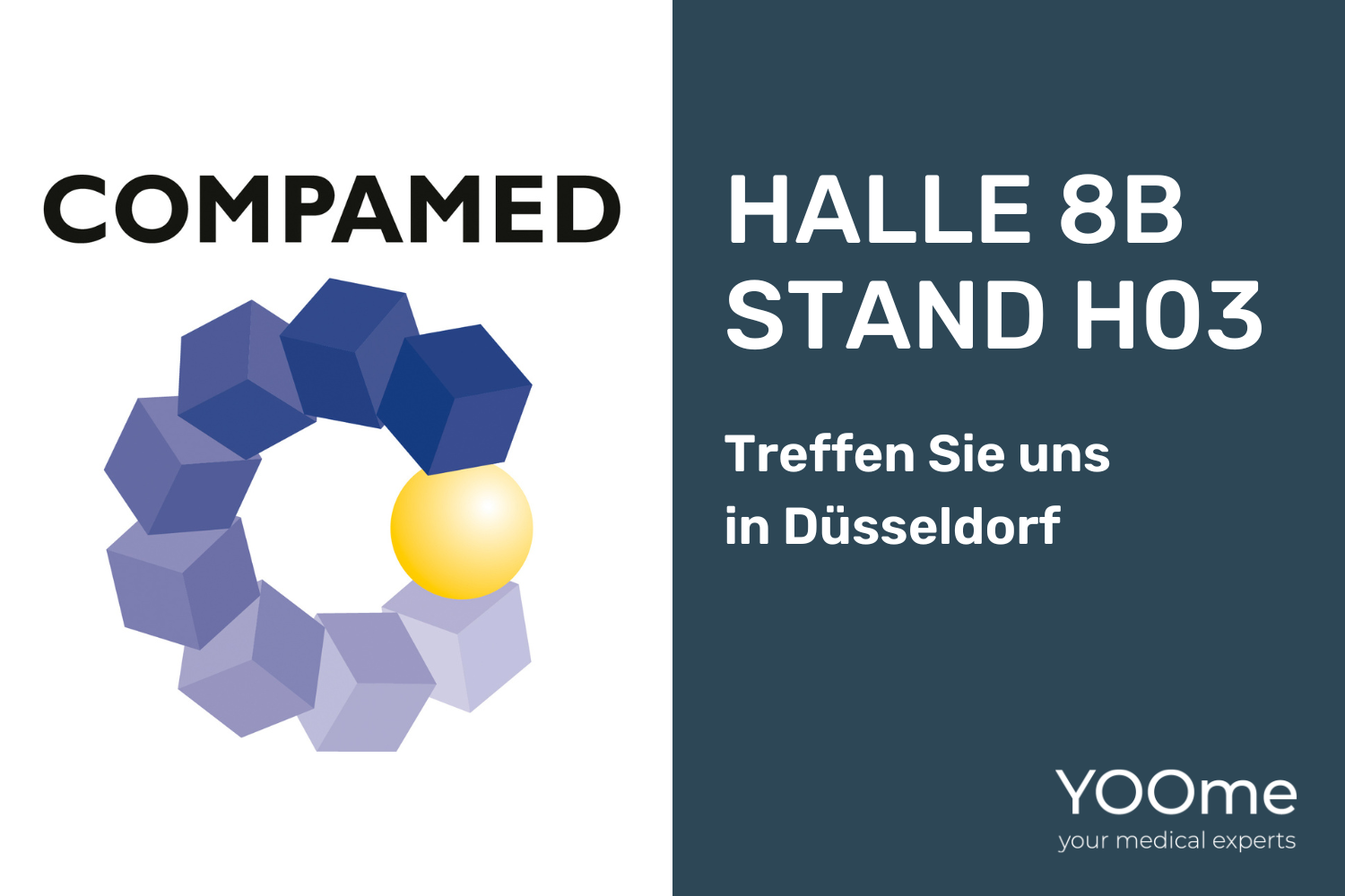 YOOme @COMPAMED 2025 in Düsseldorf